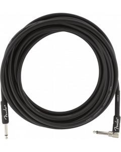 Fender Professional Guitar/Instrument Cable, Straight-Right Angle, 18.6' ft