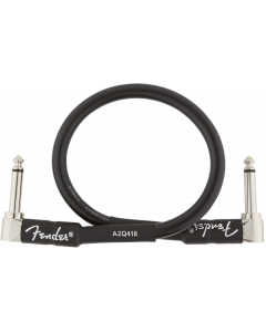 Fender Professional Series Guitar/Instrument Patch Cable, Right Angle, 1' ft