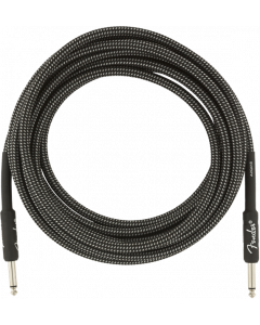 Genuine Fender Professional Series Guitar/Instrument Cable, GRAY TWEED - 15'ft