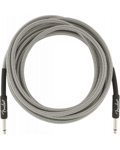 Genuine Fender Professional Series Guitar/Instrument Cable, WHITE TWEED - 15' ft