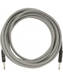 Genuine Fender Professional Series Guitar/Instrument Cable, WHITE TWEED, 18.6'ft