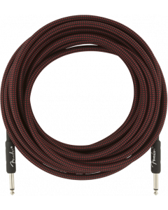 Genuine Fender Professional Series Guitar/Instrument Cable - RED TWEED - 25' ft