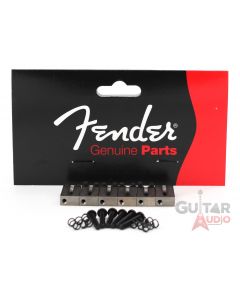 Genuine Fender American Standard Satin Chrome Strat/Tele OFFSET Bridge Saddles