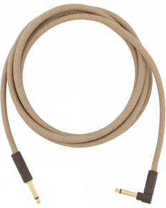 Fender Festival Instrument/Guitar Cable Eco-Friendly Pure Hemp, NATURAL 10' ft