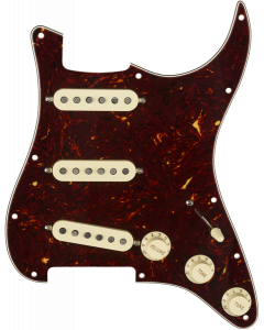 Genuine FENDER Pre-Wired TEXAS SPECIAL Loaded TORTOISE SHELL Strat Pickguard