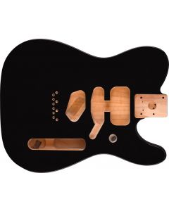 Genuine Fender Deluxe Series Telecaster/Tele SSH Body Modern Bridge, BLACK