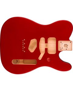 Genuine Fender Deluxe Series Telecaster SSH Body Modern Bridge, CANDY APPLE RED