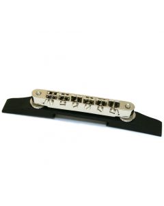 Genuine Gretsch Nickel-Ebony Adjusto-Matic II AOM Guitar Bridge 006-0884-000