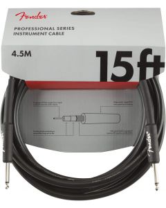 Fender Professional Series Electric Guitar Cable, Straight-to-Straight 15' ft