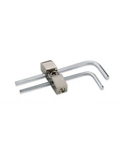 Schaller Germany Guitar Allen/Hex Key Wrench Holder with Wrenches, RUTHENIUM