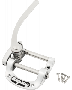 Bigsby B5LH Vibrato/Tremolo Tailpiece, LEFT-HANDED, Polished Aluminum Chrome
