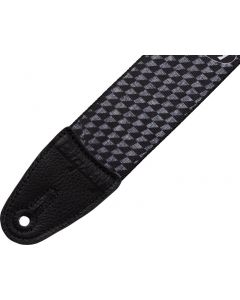 Bigsby Hounds Tooth Adjustable Guitar Strap, Black, 2" 180-2726-004