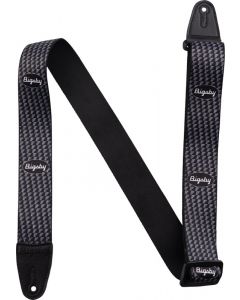 Bigsby Hounds Tooth Adjustable Guitar Strap, Black, 2" 180-2726-004