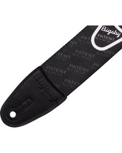 Bigsby Patent Pending Adjustable Guitar Strap, Black, 2" 180-2726-006
