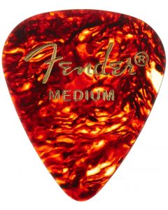 Fender 351 Shape Premium Classic Guitar Picks, MEDIUM, Tortoise Shell (12-Pack)