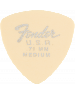 Genuine Fender Dura-Tone Delrin Guitar Picks, 346 Shape, 12-Pack, Olympic White
