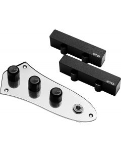 EMG J-SYSTEM Prewired Jazz Bass Control Plate and Pickup Set