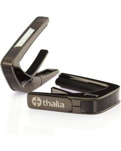 Thalia X Gibson Guitars Mother of Pearl Trapezoid Capo, Black Chrome