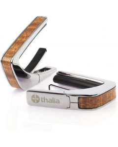 Thalia Wood Collection Guitar Capo - Sapele, Chrome