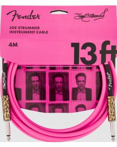 Fender Joe Strummer Signature Series 13' Instrument/Guitar Cable - Pink Leopard