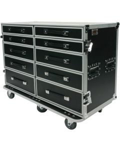 OSP PRO-WORK-SXS ATA Side by Side 10-Drawer Utility/Road/Tour Case