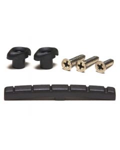 Graph Tech Black TUSQ XL Slotted Nut & String Retainer Pack/Set, PT-5001-00