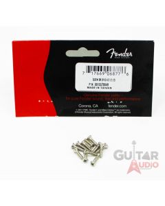(Pack of 12) Genuine Fender Oval Head NICKEL Pickguard Screws for Guitar/Bass