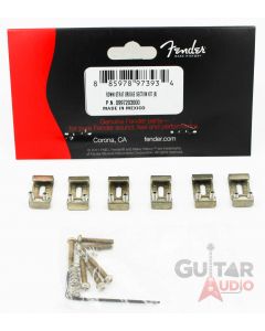 Genuine Fender ROAD WORN Relic Aged Nickel Strat/Stratocaster Bridge Saddles