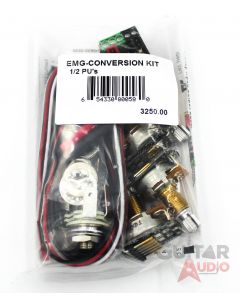 EMG 1 or 2 Pickups SHORT SHAFT Conversion Wiring Kit, (3250.00)