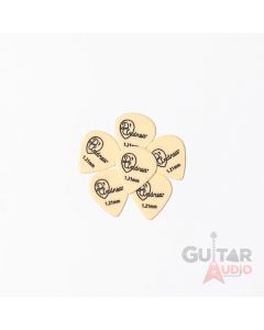 D'Andrea 551 Synthetic Grained Ivory 1.21mm Guitar Picks, 6-pack