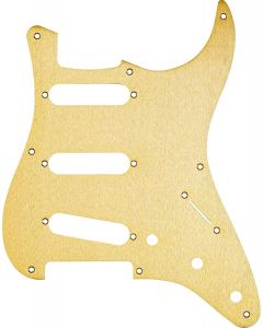Genuine Fender '57 Pickguard, Strat/Stratocaster, 8-Hole - Gold Anodized