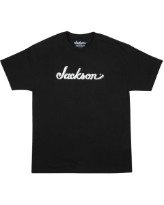 Jackson Guitars Logo Men's Tee T-Shirt, Black, LARGE (L)