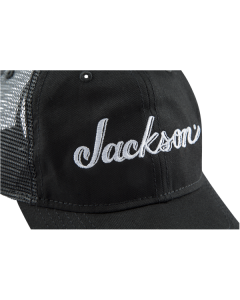 Jackson Guitars Trucker Hat, Black, Adjustable One Size fits Most Snap Back