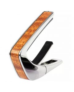 Thalia Wood Collection Guitar Capo - Sapele, Chrome