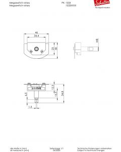 Schaller Germany Megaswitch 5-Way ROTARY MODEL E+ - 15330005
