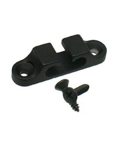 Hipshot 405100B 2-String Retainer/String Guide for Bass - BLACK with Screws