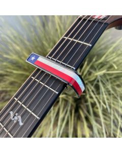 Thalia Deluxe Series Guitar Capo - Texas Lone Star, Black Chrome