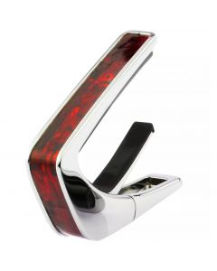 Thalia Shell Collection Guitar Capo - Crimson Paua Inlay, Chrome