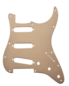 Genuine Fender American Standard 11-Hole Stratocaster Pickguard, GOLD ANODIZED
