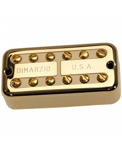 DiMarzio PAF'Tron Filter'Tron NECK Pickup - Gold Cover with Cream Insert