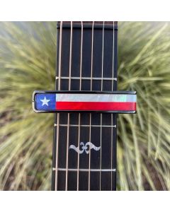 Thalia Deluxe Series Guitar Capo - Texas Lone Star, Black Chrome