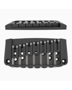 Hipshot Ibanez Gibraltar Replacement Hi-Mass Bridge 7-String, BLACK 4IBG07B