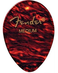 Fender 354 Classic Celluloid Guitar Picks - SHELL, MEDIUM - 12-Pack (1 Dozen)