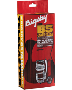 Bigsby B5 Fender Telecaster Tele Guitar Vibrato Tailpiece Kit w/ Bridge - CHROME