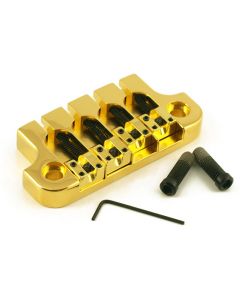 Hipshot SuperTone 2-Point Replacement Bridge for 4-String Gibson Bass - GOLD