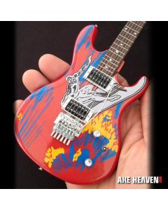 AXE HEAVEN Joe Satriani Signature Silver Surfer MINIATURE Guitar Display Gift