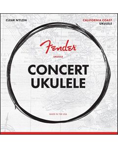 Fender 90C California Coast Clear Nylon 4-String Concert Ukulele Strings