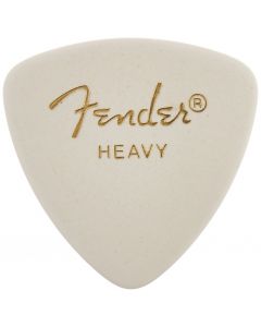 Fender 346 Classic Celluloid Guitar Picks - WHITE - HEAVY - 12-Pack (1 Dozen)