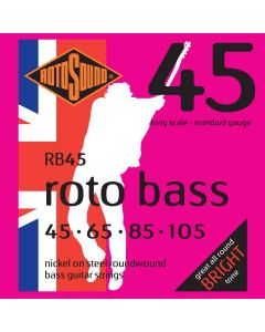 Rotosound RB45 Roto Bass Nickel on Steel 4-String Bass Strings 45-105