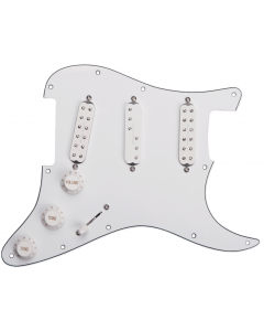 SEYMOUR DUNCAN Everything Axe Prewired/Loaded WHITE Pickguard for Strat